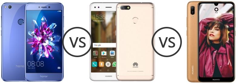 Honor Lite vs Huawei P9 Lite Mini vs Huawei Y6 (2019) Phone Comparison