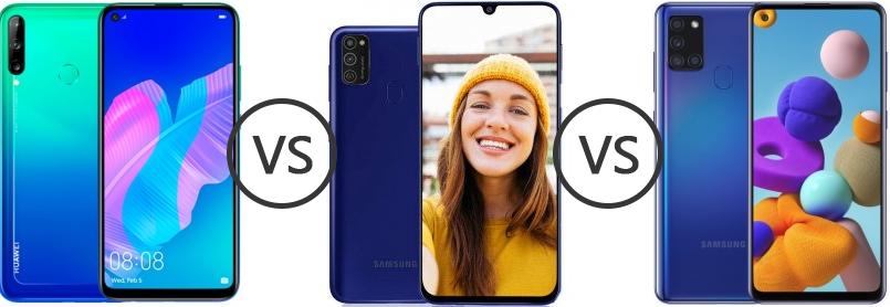 Huawei P40 lite E vs Samsung Galaxy M21 vs Samsung Galaxy A21s - Phone  Comparison