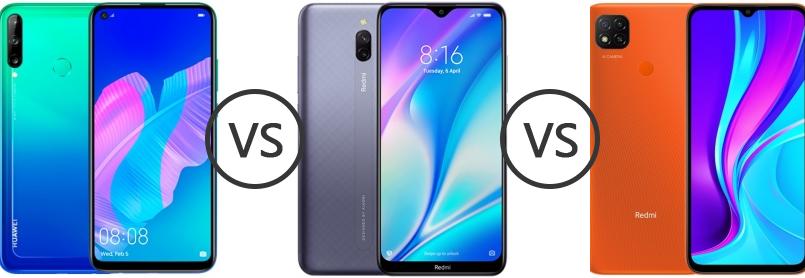 geduldig kasteel stout Huawei P40 lite E vs Xiaomi Redmi 9C (NFC) vs Xiaomi Redmi 9 (India) -  Phone Comparison
