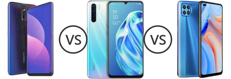 Oppo F11 Pro Vs Oppo F15 Vs Oppo F17 Pro Phone Comparison