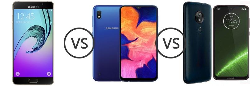 vs Samsung Galaxy A10 vs Motorola Moto 