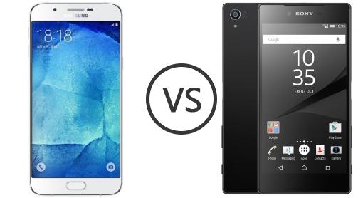 Sony xperia xz1 vs samsung galaxy a8