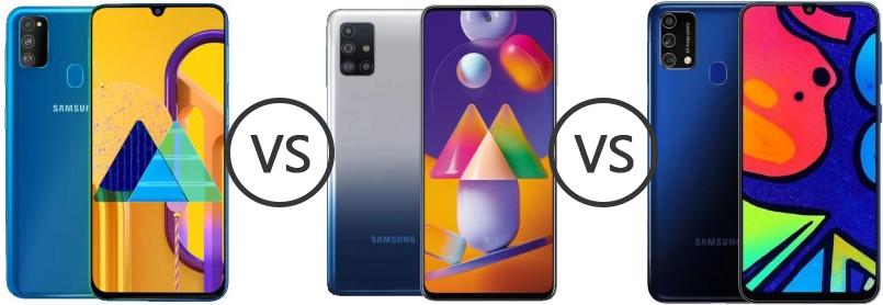 Samsung Galaxy M30s vs Samsung Galaxy M31s vs Samsung Galaxy M21s - Phone  Comparison
