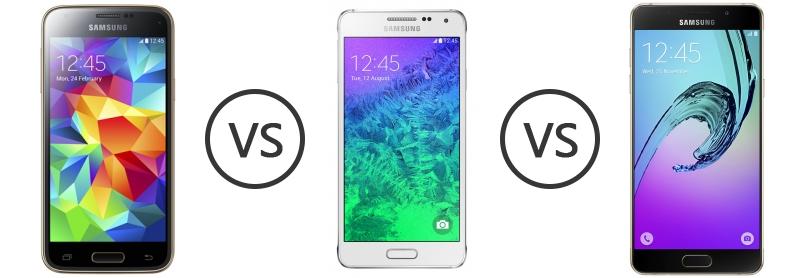 Gewoon overlopen Geval moord Samsung Galaxy S5 mini vs Samsung Galaxy Alpha vs Samsung Galaxy A5 (2016)  - Phone Comparison