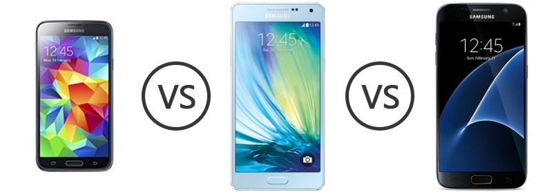 Samsung S5 Neo vs Samsung Galaxy A5 vs Samsung Galaxy S7 mini - Phone Comparison