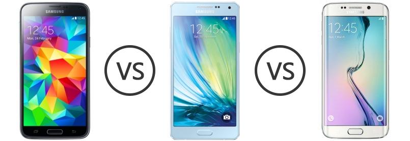 extraño Escritor trolebús Samsung Galaxy S5 Plus vs Samsung Galaxy A5 vs Samsung Galaxy S6 Edge -  Phone Comparison