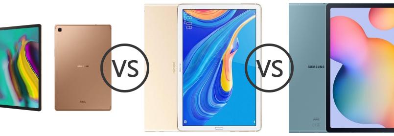 Samsung Galaxy Tab S5e vs Huawei MediaPad M6 10.8 vs Samsung Galaxy Tab S6  Lite - Phone Comparison