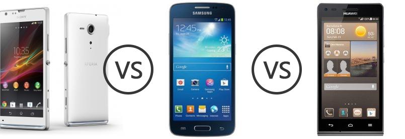 Sony Xperia SP Samsung Galaxy Express vs Ascend G6 - Phone Comparison