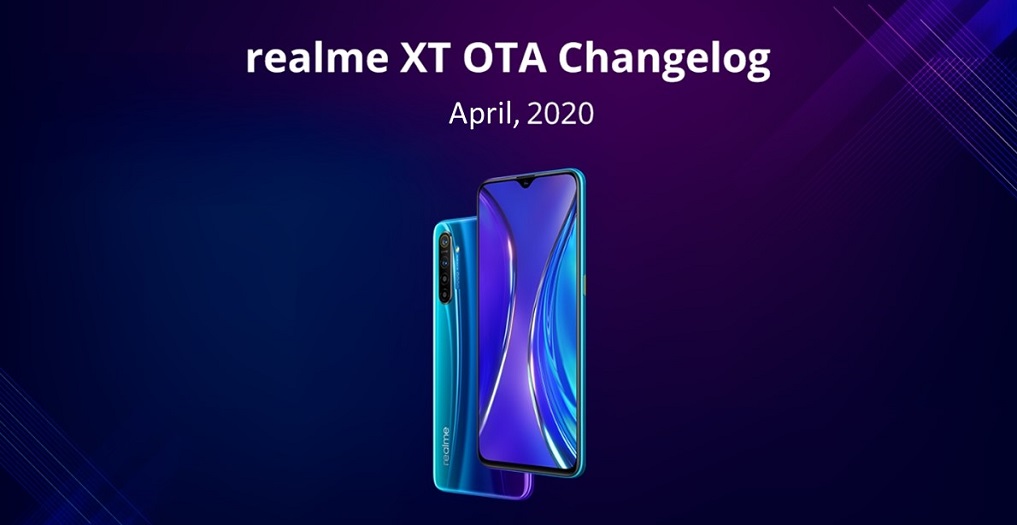 Realme XT April 2020 Software Update, April Android Security Patch and