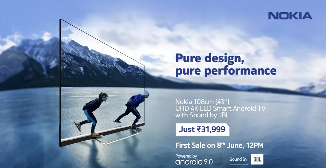 Nokia 43-inch 4K LED Smart Android TV launched in India at Rs. 31999