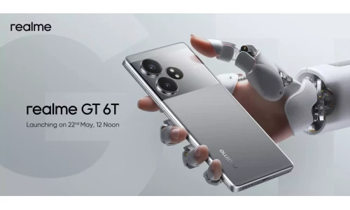 Realme GT 6T launching in India on May 22 with Snapdragon 7+ Gen 3 SoC, 5500mAh battery, 120W fast charging