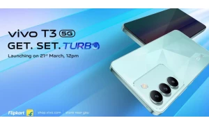 Vivo T3 5G to be launched on March 21st in India; Expected 6.67-inch FHD+ 120Hz AMOLED screen, Dimensity 7200 SoC
