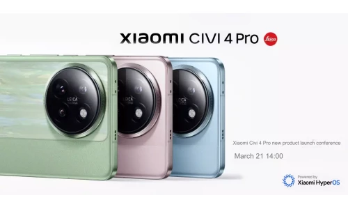 Xiaomi Civi 4 Pro to be launched on March 21st with Snapdragon 8s Gen 3 SoC, Leica optics