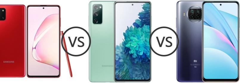 Xiaomi Note 10 Pro Samsung Galaxy S20 Fe Vs Note 10 Samsung Galaxy