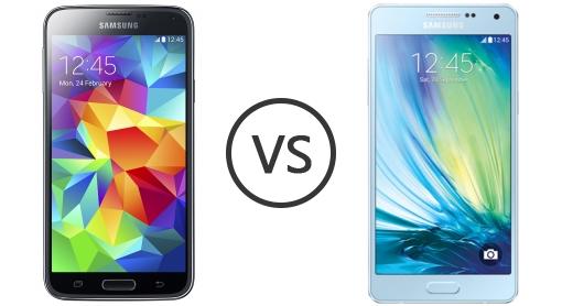 les bladzijde bijzonder Samsung Galaxy S5 vs Samsung Galaxy A5 - Phone Comparison