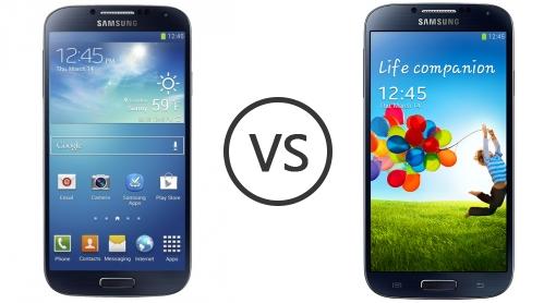 Samsung I9500 Galaxy S4 vs Samsung Galaxy Phone Comparison