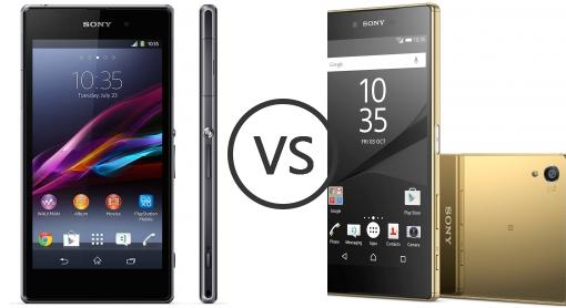 Sony Xperia Z1 vs Sony Xperia Z5 Premium - Phone