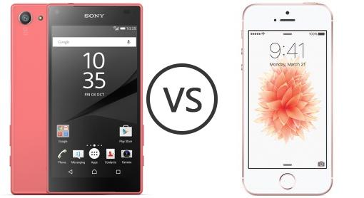 Sony Xperia Z5 Compact Vs Apple Iphone Se Phone Comparison