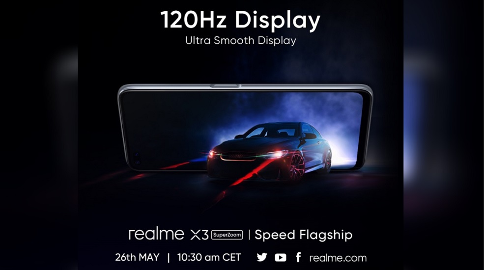 Realme X3 SuperZoom's Specs Confirmed in a Series of New Teasers