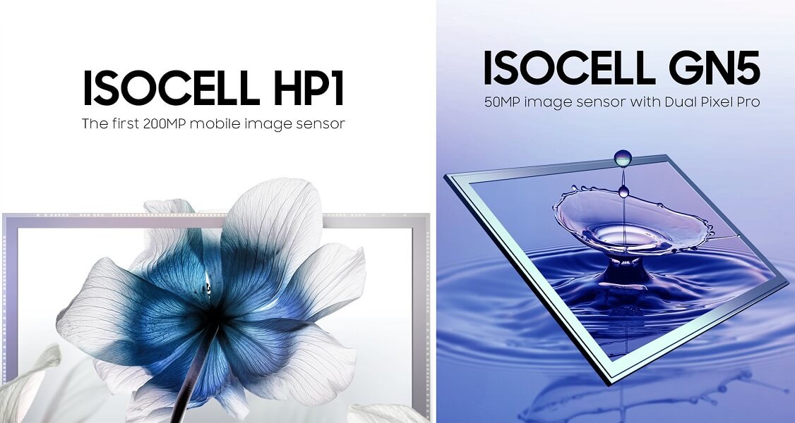 First 200. Samsung ISOCELL gn5. ISOCELL hp2. Samsung ISOCELL Plus. ISOCELL hp3.