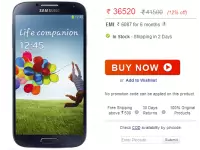 Samsung Galaxy S4 available for just Rs. 36520 from Yebhi