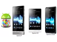 Sony Xperia P, Go and E dual to get  Android 4.1.2 Jelly Bean this week others to follow in May
