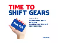 Nokia to make a major announcement in Delhi, on May 9 before event in London