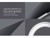 Samsung Premiere event to showcase Galaxy and Ativ devices on June 20