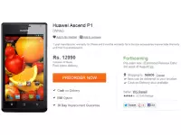 Huawei Ascend P1 Available for Pre-order for Rs. 12990