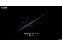 Sony i1 Honami release date confirmed to be September 4th in Berlin