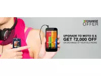 Get Rs. 2000 off on the Moto G in exchange for your old phone on Flipkart