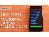 Micromax Canvas Elanza 2 A121 Benchmarks on Quadrant, AnTuTu, NenaMark