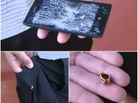 Nokia Lumia 520 deflects bullet, saves Police officer's life.