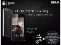 XOLO announces A500s Lite with leather back-cover, 4-inch display for Rs. 5499