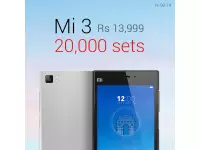20,000 Xiaomi Mi 3 units on sale come August 19th