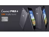 Android 5.0 Lollipop bearing Micromax Canvas Fire 4 with dual front-speakers launched for Rs. 6999