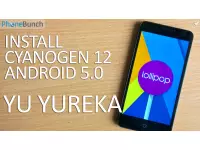 Install Android 5.0 Lollipop Cyanogen OS 12 update on YU Yureka