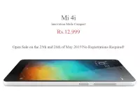 Xiaomi Mi 4i available on Open sale on May 25th and May 26th on Flipkart