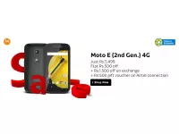 Brilliant discounts and exchage offers on Motorola smartphones at Flipkart for #BigAppShoppingDays