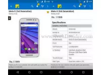 Moto G 3rd-Gen gets listed on Flipkart, confirms two variants are coming
