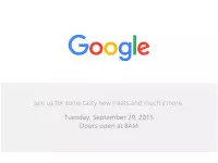 Google starts sending out invites for the launch of Nexus 5x and Nexus 6p for September 29th