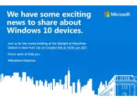 New Lumia devices, Surface coming October 6th?