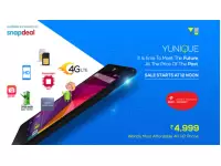 YU Yunique going on sale for the first time on Snapdeal today at 12PM
