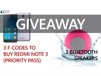PhoneBunch Giveaway - 3 F-codes to buy Redmi Note 3 and 3 Bluetooth speakers