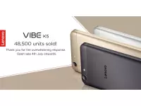 Lenovo Vibe K5 to go on Open Sale starting July 4th