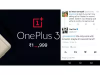 OnePlus co-founder Carl Pei calls out Flipkart on its OnePlus 3 listing, says we are an Amazon exclusive (Update: Official Statement)