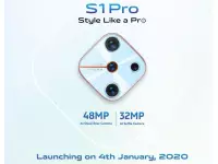 Vivo S1 Pro launching in India on January 4 with 6.38-inch FHD+ AMOLED screen, in-display fingerprint scanner, quad rear cameras.
