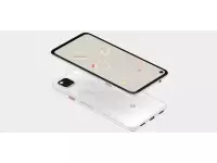 Google Pixel 4a Rumor with punch-hole display, 3.5 mm audio jack, square camera module.