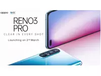 OPPO launching Reno3 Pro in India on March 2 with 44MP dual punch-hole front camera.