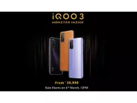 Vivo's iQOO launched iQOO 3 and iQOO 3 5G in India starting at Rs. 36990 with 6.44-inch FHD+ AMOLED screen, Snapdragon 865 SoC, up to 12GB RAM
